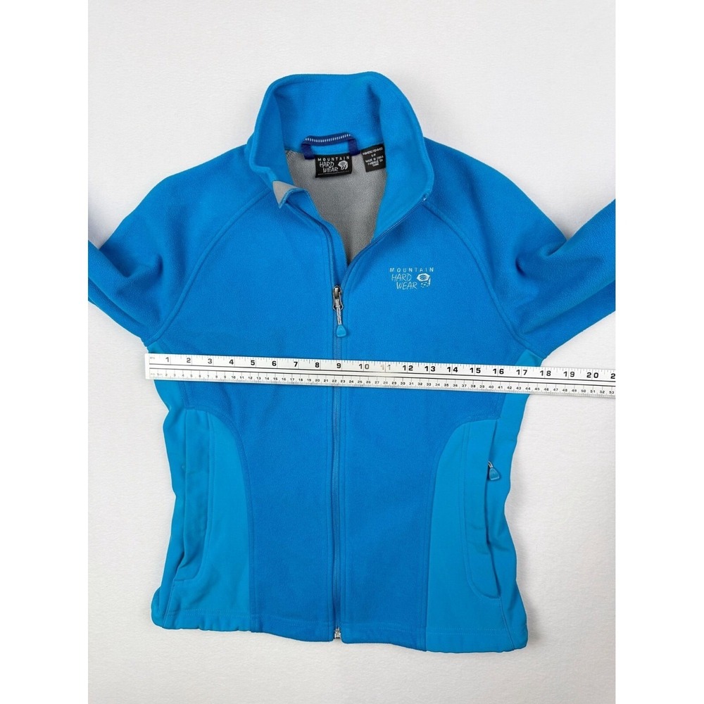 Mountain Hardwear Womens Fleece Jacket Size S Womens Blue Full Zip - Picture 5 of 13